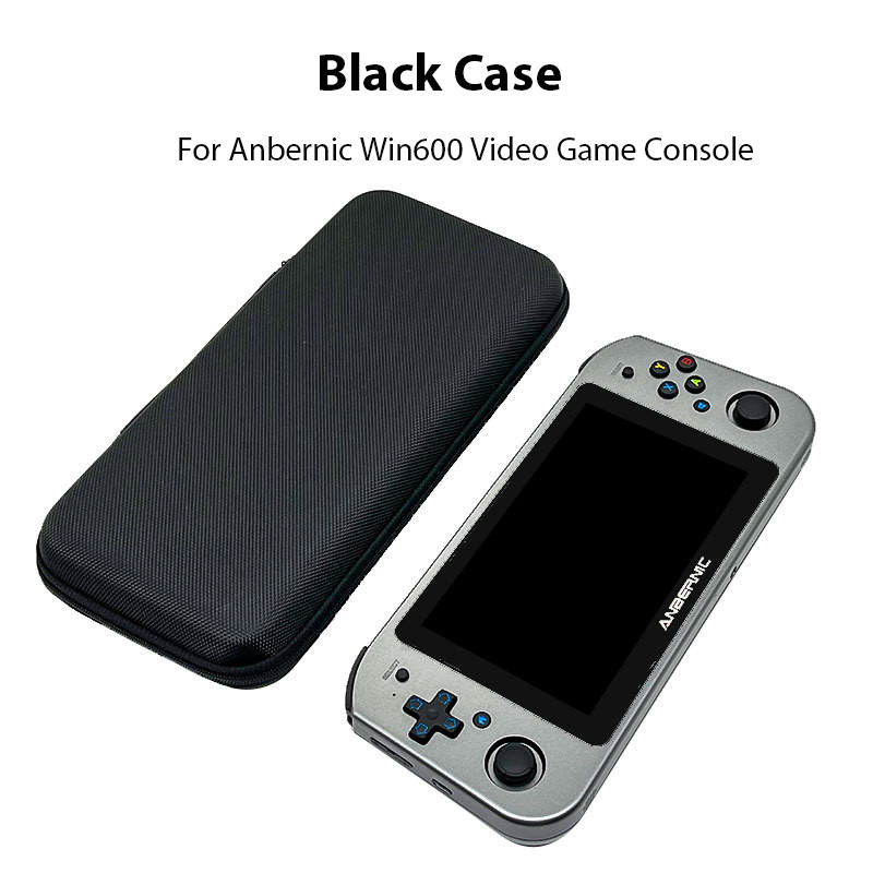Anbernic Win600 Black Bag 7Inch Handheld Game Console Bag Waterproof Shockproof Game Console Case Ac