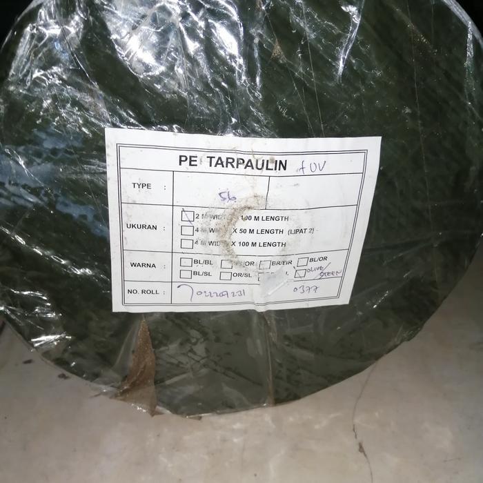 Terpal Plastik A20 Sakura Ukuran 3x4 Meter