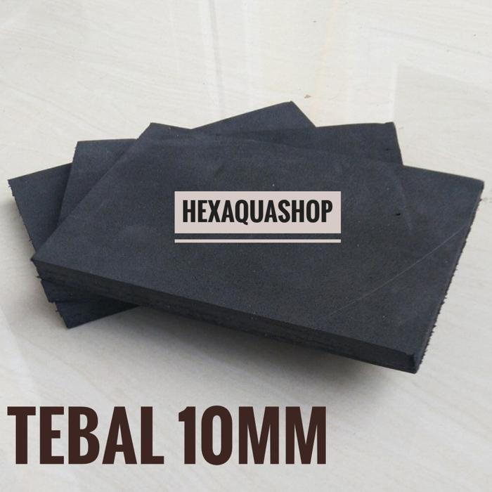 Busa ati alas akuarium soliter - tatakan aquarium - spon - karet 10mm