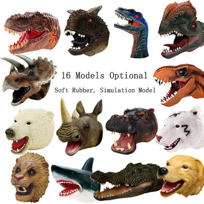 Mainan Sarung Tangan Dinosaurus Shark Hand Puppet Boneka Tangan Hiu