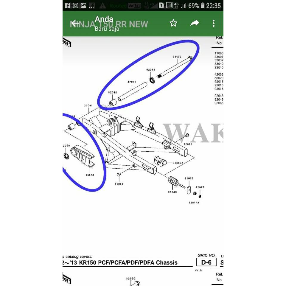 Bosh Bushing Arem Arm Ninja Rr 1 Set