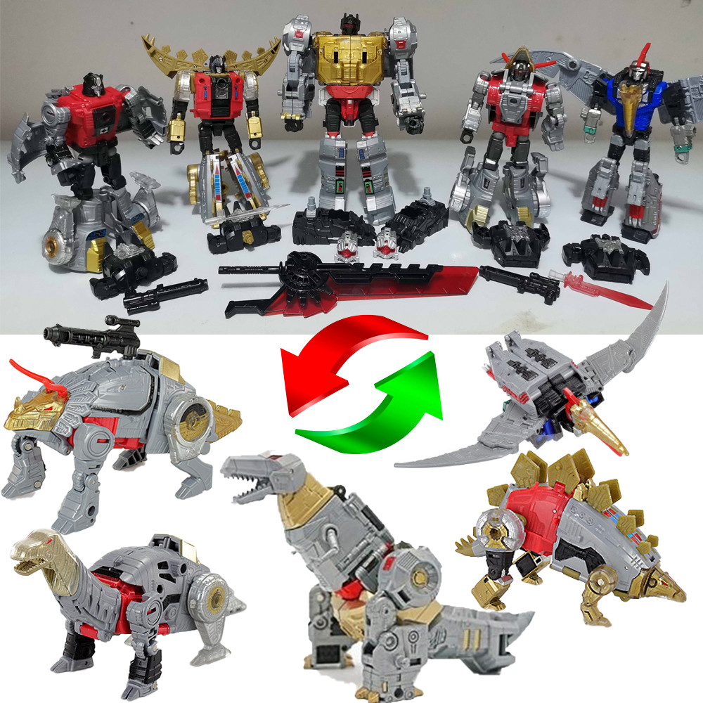 BPF Volcanicus Transformation Toys Dinosaur 5IN1 Combine Dinobot Robot Deformation Grimlock Swoop