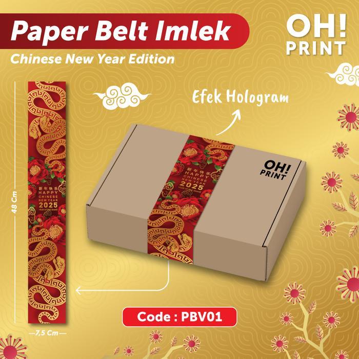 Paper Belt Imlek Paper Sleeve Imlek Sabuk Box Imlek Belt Hampers