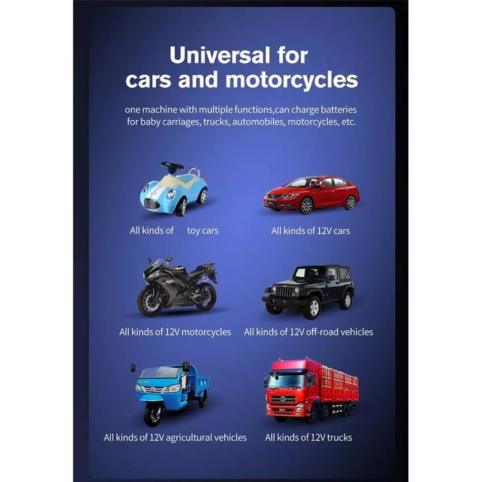 Charger Cas Aki Accu Mobil Motor Otomatis Kualitas Bagus Terbaik