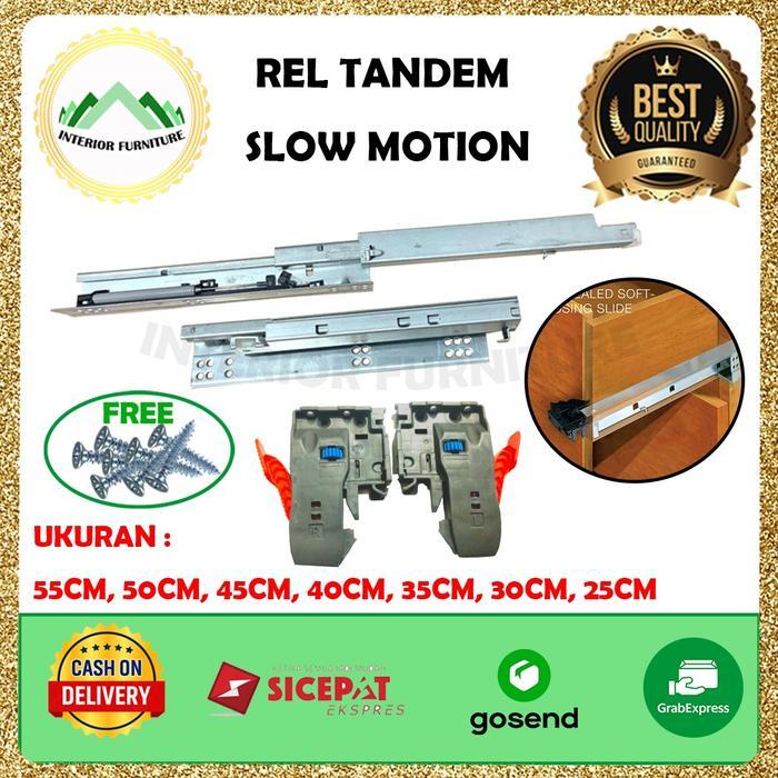 Rel Laci Tandem 40Cm Full Ext / Rel Laci Tandem Klip On Slowmotion
