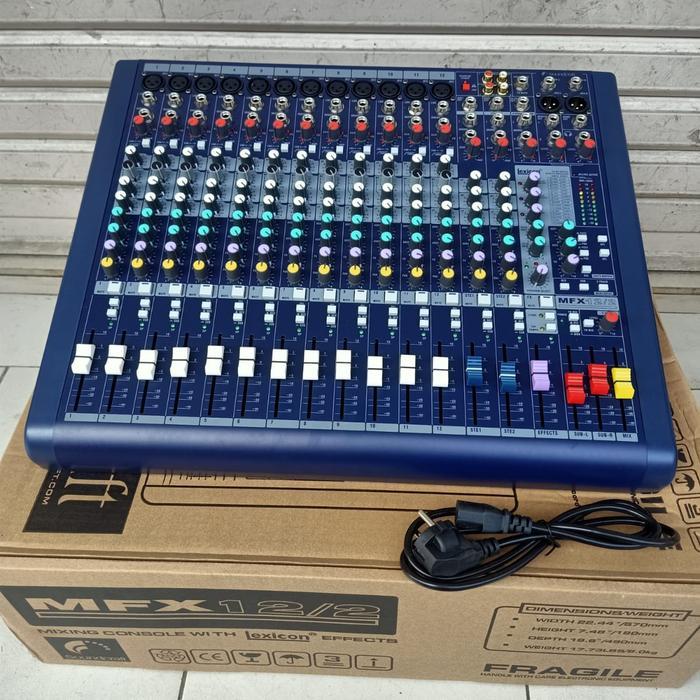 Mixer Audio Soundcraft Mfx12 Mixer 12 Channel Professional Barang Impor Mfx 12 Amplifier