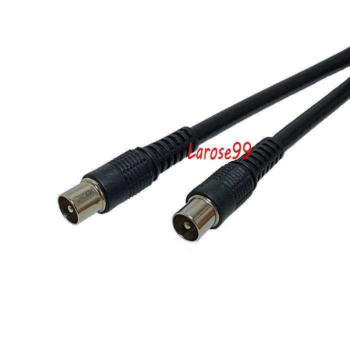 "New" Colokan Antena Dari TV Ke Tembok Kabel 1 Meter Kabel Antena Extention