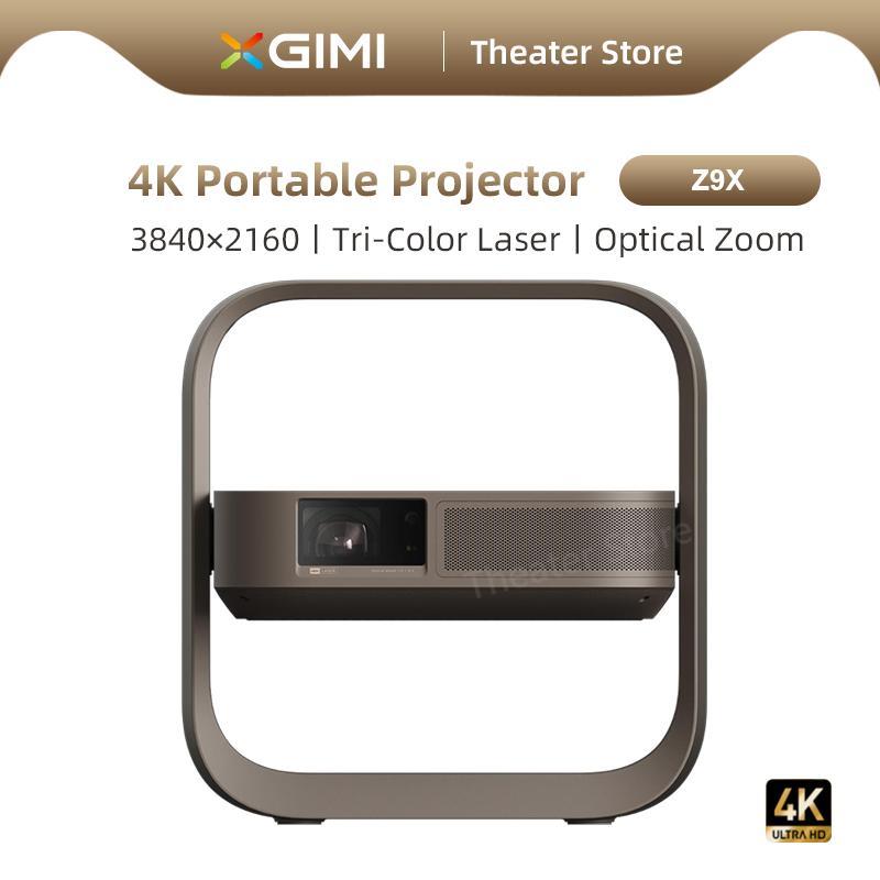 XGIMI Z9X 4K Portable Triple Color Laser Projector Optical Zoom Mini UHD Video Beamer for Home