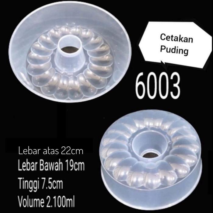 Cetakan Ager / Loyang Puding / Diameter 22cm / Plastik
