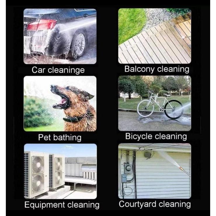 JET CLEANER CORDLESS CUCI MOBIL MOTOR HIGH PRESSURE ALAT CUCI STEAM