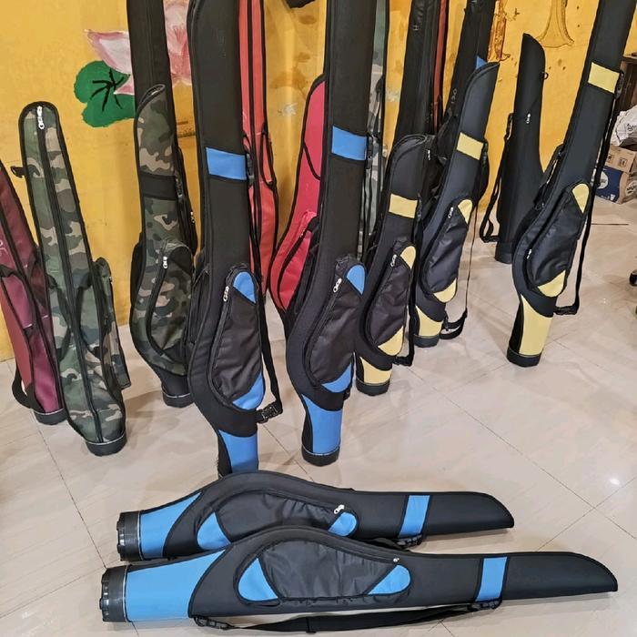 Sougayilang - tas joran pancing hard case 80_150 cm ( fiber +mangkuk)anti lepek ga gampang patah