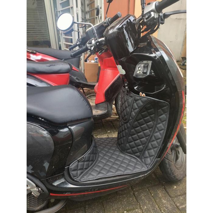 Xykj Karpet Kulit Honda Scoopy Pu Karpet Sepeda Motor Honda Scoopy Karpet Sepeda Motor Honda Scoopy