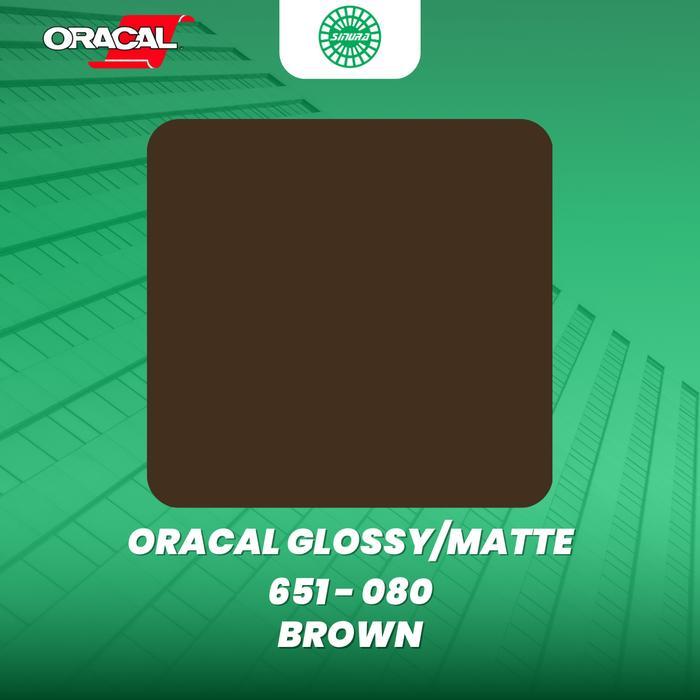 Ready Sticker Oracal 651-080 BROWN (GLOSSY/MATTE)