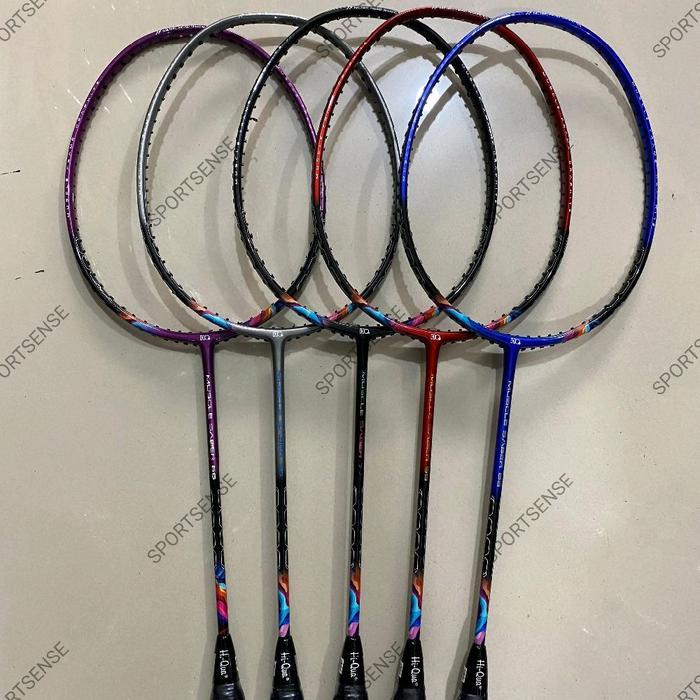 Best Seller Raket Badminton Hiqua Hq Hi Qua Hi-Qua Muscle Saber 55 66 77 88 99 4U 32Lbs Original