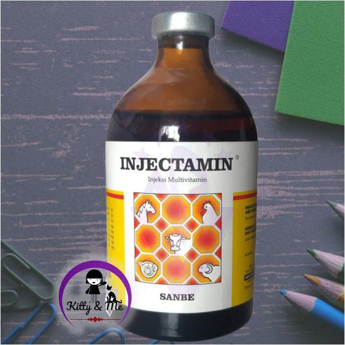 INJECTAMIN - MULTIVITAMIN LENGKAP UNTUK KESEHATAN HEWAN TERNAK