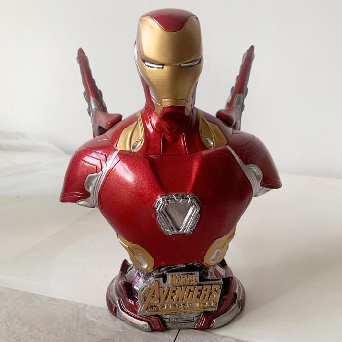 Mk50 Iron Man Bust Gk Resin Model The Avengers Bust Statue Exquisite