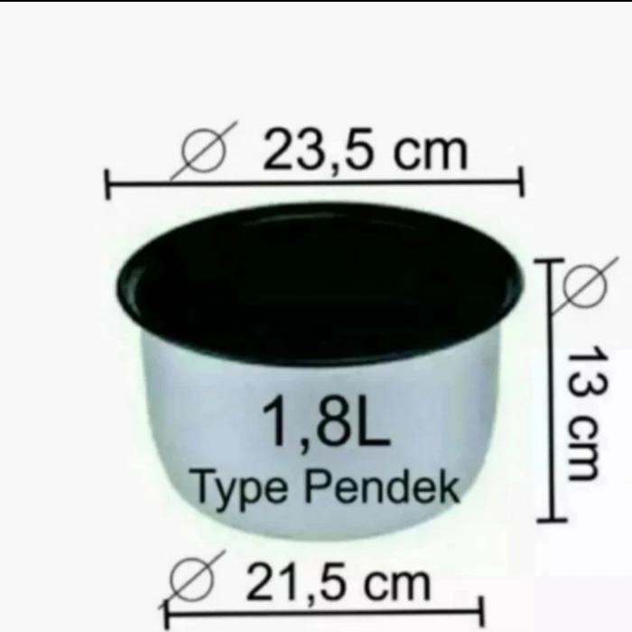 PANCI MAGIC COM MIYAKO 1,8 LITER PENDEK