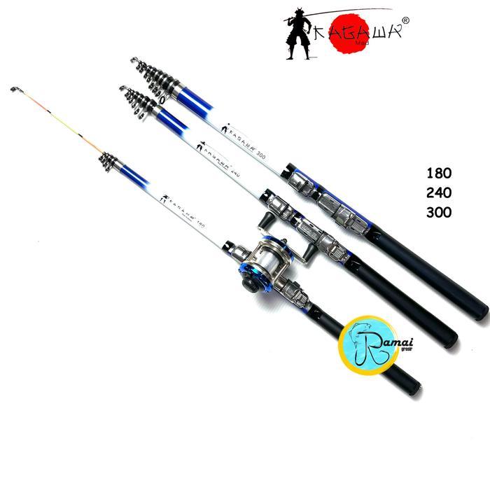 Josh Pancing - Joran Tegek Kolong Pancing Udang Kagawa Ruas Pendek 45Cm Untuk Ikan