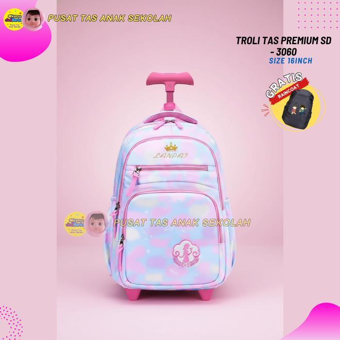 Tas Troli Anak Perempuan Sekolah Sd Koper Tas Sekolah Sd Anak Perempuan
