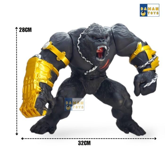 Godzilla vs Kong 2024 Action Figure Jumbo King Kong Tangan Robot