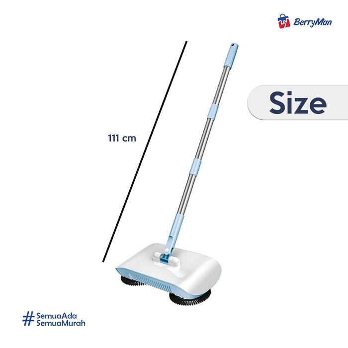 SAPU Lantai Otomatis Ultra Broom Pembersih Debu Dorong Serbaguna