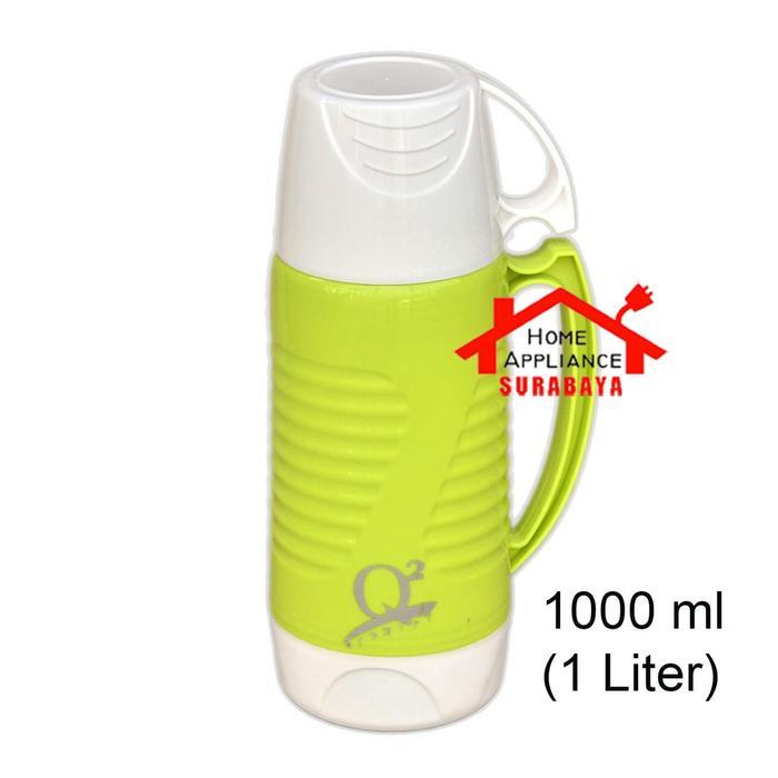(PROMO RAMADHAN) THERMOS TERMOS AIR PANAS DINGIN VACUUM FLASK 1 LITER Q2 8100 Q2-8100 PREMIUM