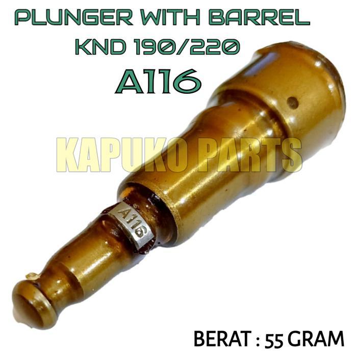 KND 190 KND 220 PLUNGER WITH BARREL KUBOTA