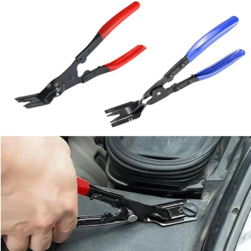 1Pcs Car Clip Pliers Tool Panel Clip Pliers Set Fastener Remover Auto Retainer Clip Trim Rt Removal