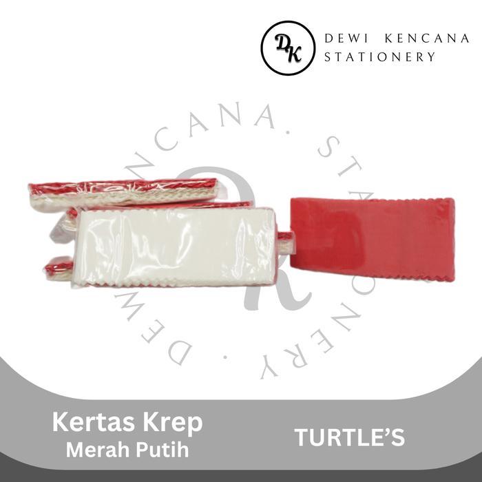 Kertas Krep / Kertas Crepe Warna Merah Putih