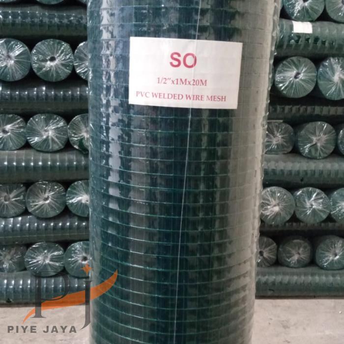 Best Seller Kawat Ayam Pagar Pvc Ram Hijau Jaring Kandang Kurungan Burung Taman Anti Karat Tebal Per