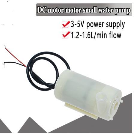 Pompa Air Celup Hisap Mini Mikro Micro Submersible Water Pump DC Kolam
