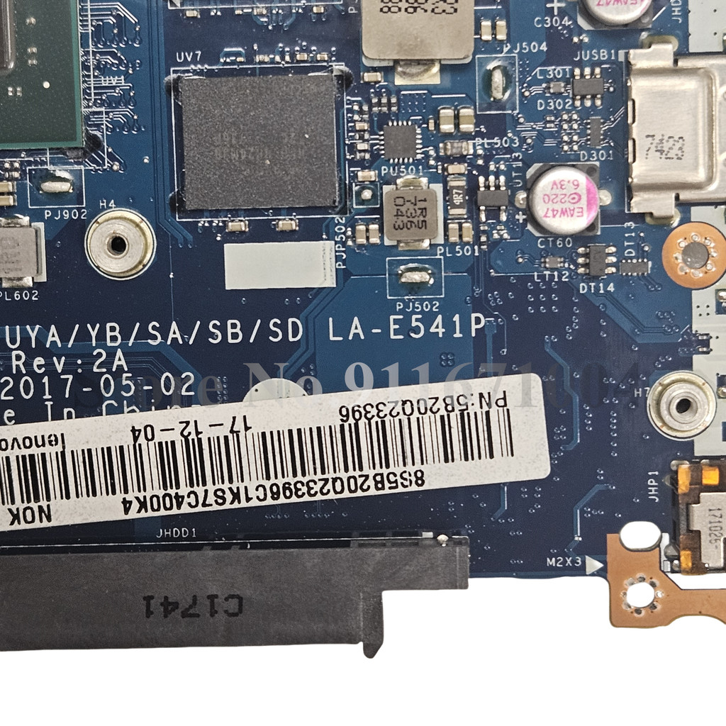 CIUYA/YB/SA/SB/SD LA-E541P For Lenovo Yoga 520-14IKB Flex 5-1470 Laptop Motherboard With i3 i5 i7