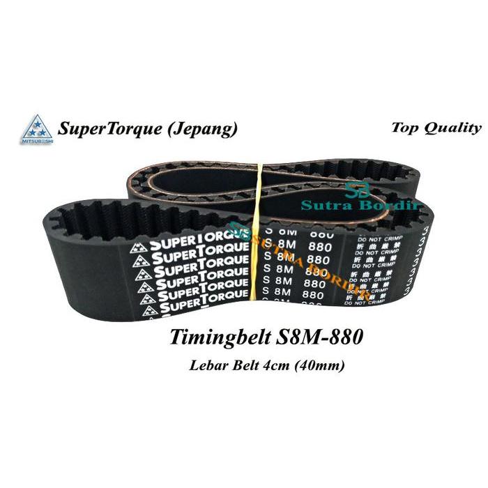 Timingbelt S8M 880 Lebar 40Mm Mbl Japan Sabuk Dinamo S8M 880 Timingbelt S8M 880 Lebar 40Mm Mbl