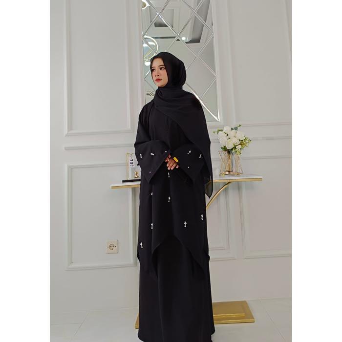 Arishsya Abaya // Abaya Melayu // One Set // Baju Abaya Lesti // Gamis Turqy // Abaya Hitam//