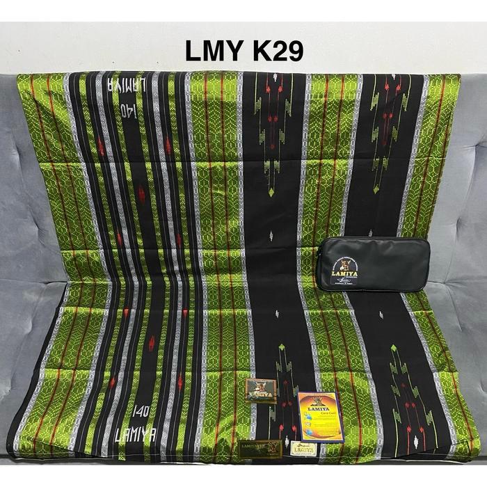 Sarung LAMIYA Jahit Tengah Bahan Mesres 200 dan 140