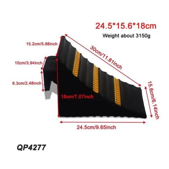 Ganjalan Ban Jumbo Penahan Roda Kuat untuk Mobil Besar & Truk