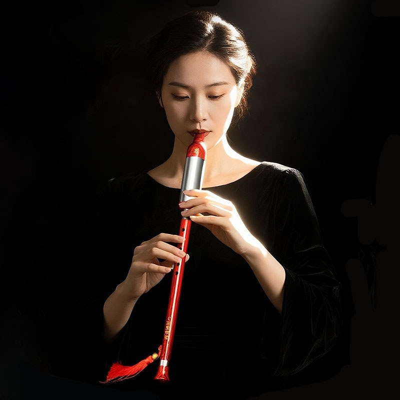 Professional Bawu C/B-flat Key Chinese Vertical Flute Children Adult Playing Bawu Detachable