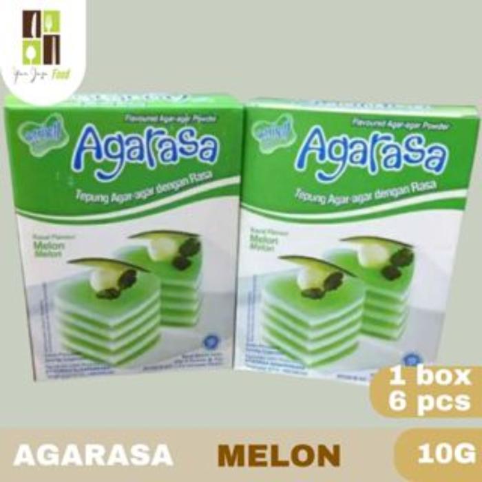 MNTB NUTRIJEL AGARASA/AGAR-AGAR RASA COKLAT/VANILA/STRAWBERRY/MELON BOX/6PCS