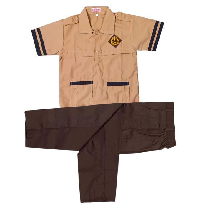 Setelan seragam Pramuka sd,Seragam sd laki laki,Seragam pramuka siaga laki laki Anak