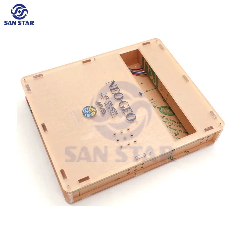 NeoGeo Arcade MV1C Transparent Arcylic Cbox Shell Supergun MVS1-C Arcade DIY Kits Game Accessory