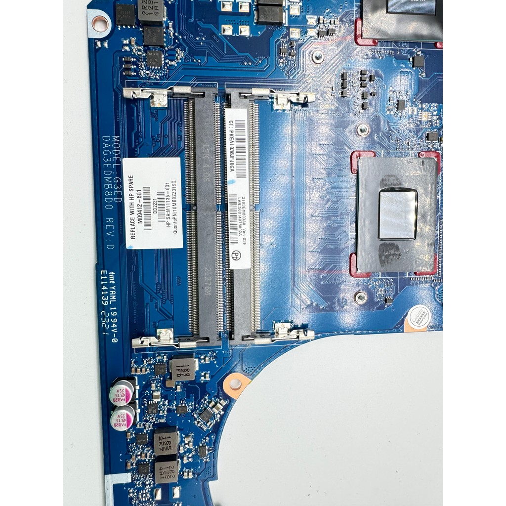 PcParts L99865-601 For HP Omen 15-EN Laptop Motherboard MB DAG3EDMB8D0 AMD Ryzen 7-4800H GTX1650TI