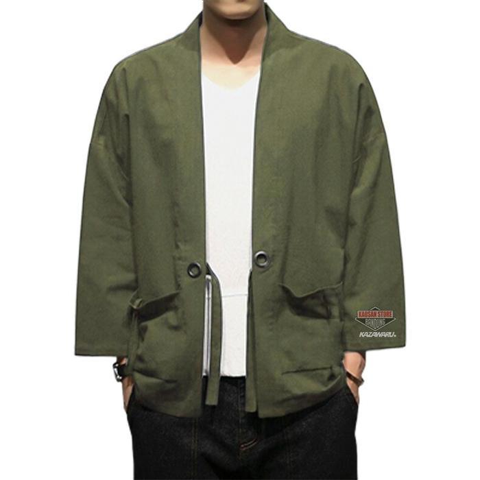 Baju Outer Outwear Oter Kimono Cardigan Kardigan Blajer Blazer Jas Haori Jepang Korea Cowok Cewek