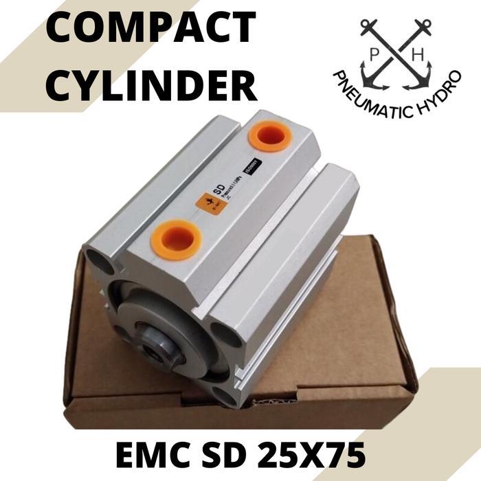 Compact Cylinder Pneumatic Emc Sd 25X75