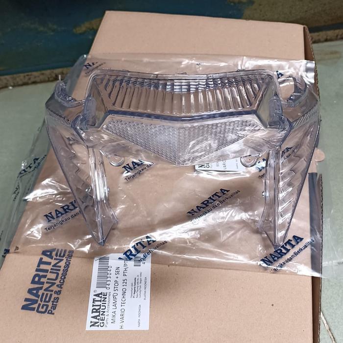 Putih Mika kaca lampu Stoplamp belakang Vario techno cbs 125 2012-2014