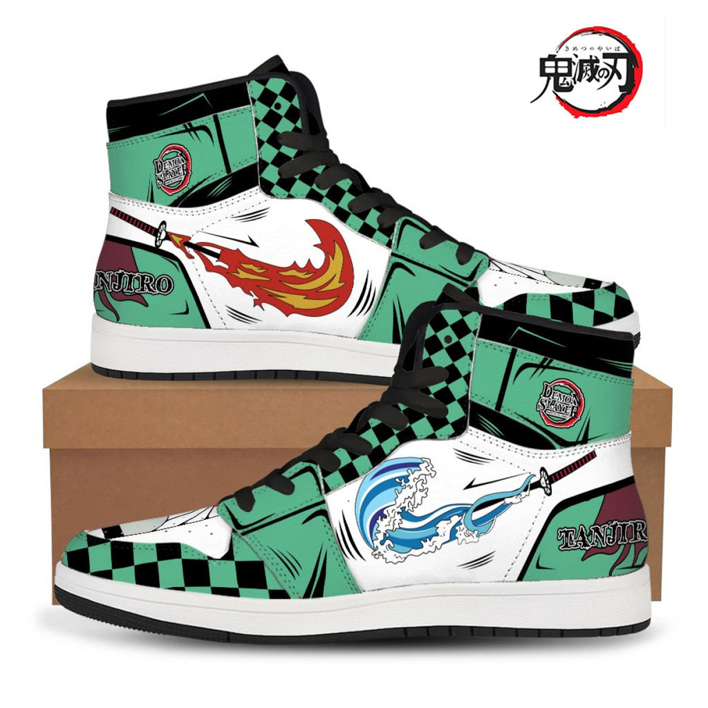 Demon Slayer Kimetsu No Yaiba Sneakers Basketball Anime Fashion Men's Shoes Women's Shoes Unisex