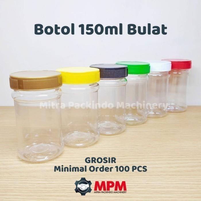 [GROSIR 100pcs GOJEK] Botol Sambal Toples Plastik Sambel Bumbu 150 ml