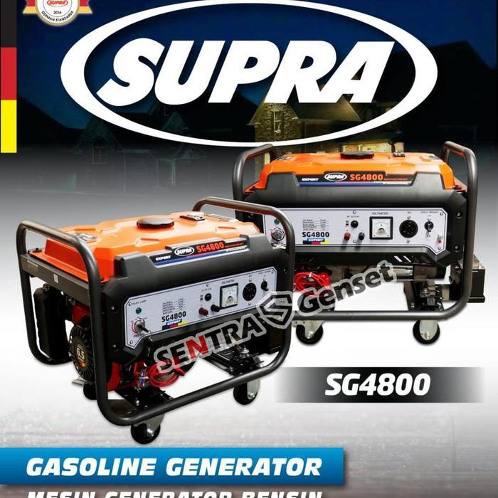 Genset 3000 watt Gasoline Supra SG 4800