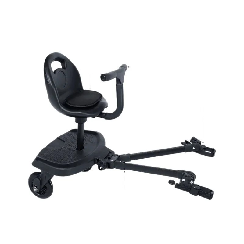 Dual Seat Baby Stroller Footboard, Second Baby Auxiliary Pedal, Adjustable Stroller Step, Walker