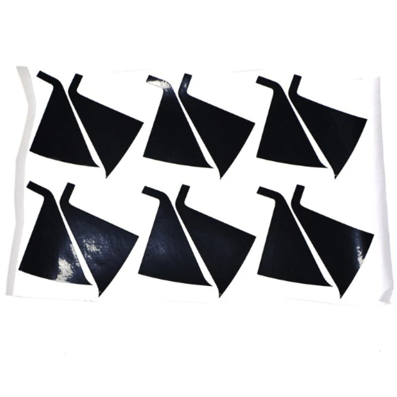 For BYD Shark 6 Wheel Stickers 4 Sets Black