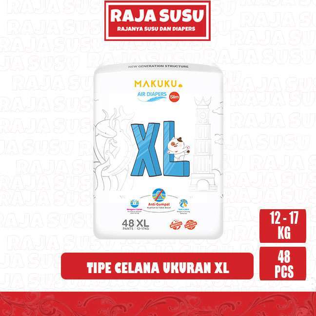 MAKUKU AIR DIAPERS XL48 - RAJA SUSU